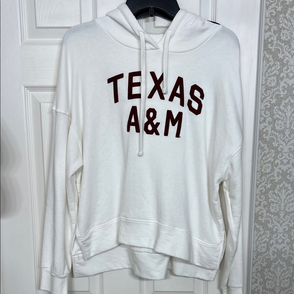 Texas A&M White Hoodie